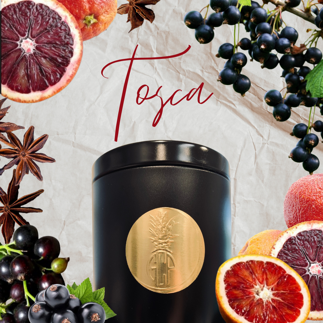 TOSCA  [blood orange, black currant, star anise] - Ovation Series Candle